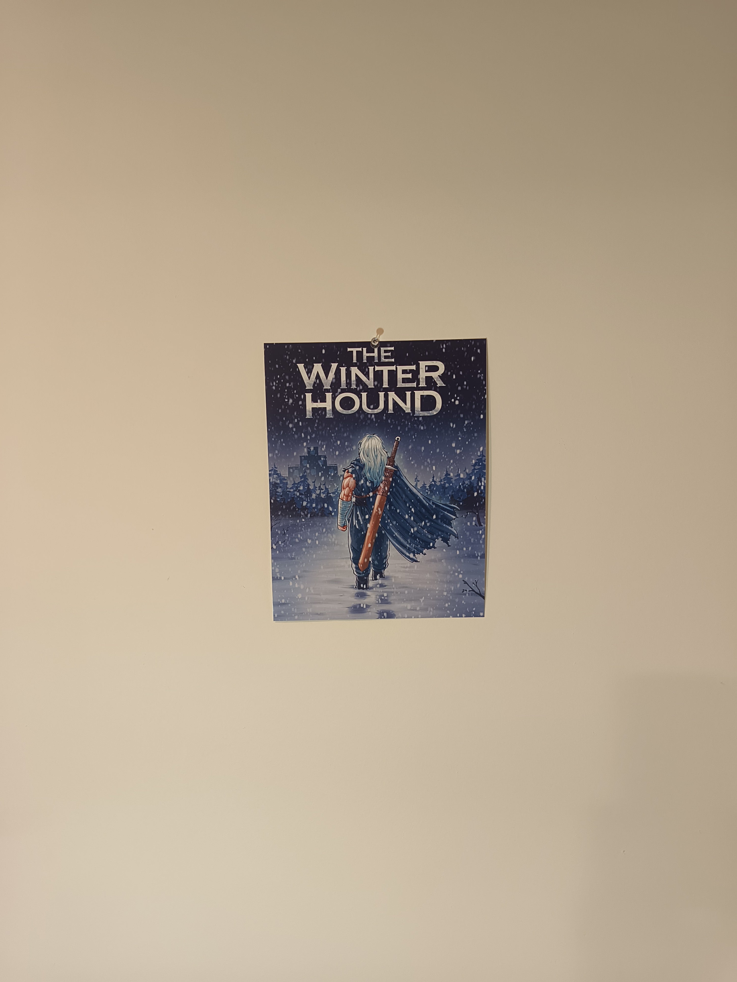 The Winter Hound - Digital Print