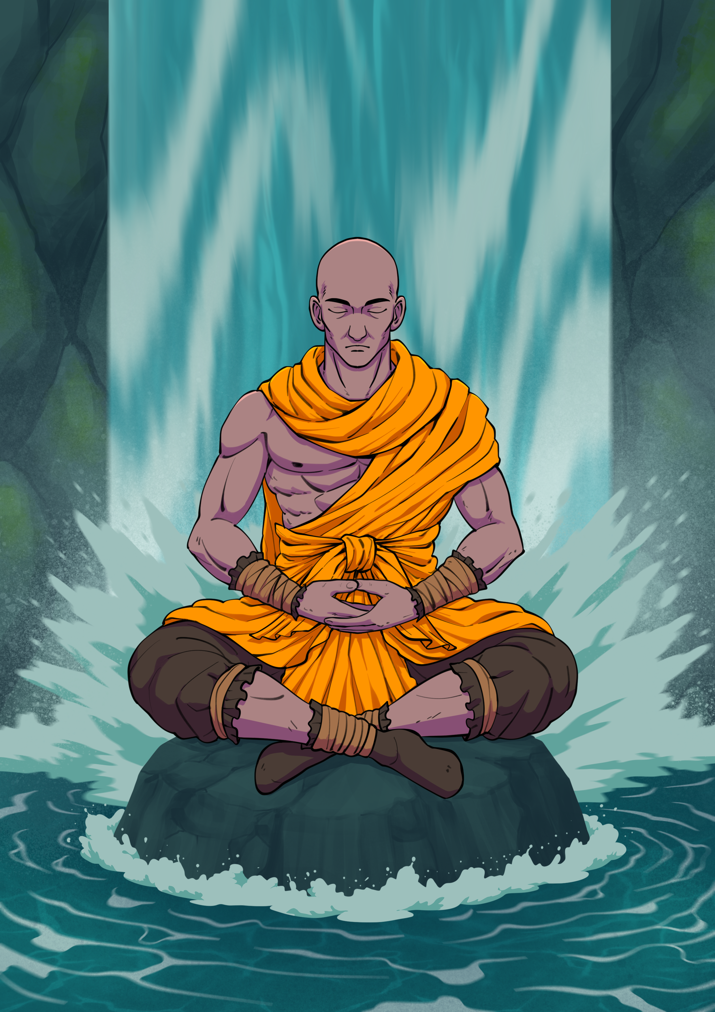 Seiko's Meditation - Digital Print
