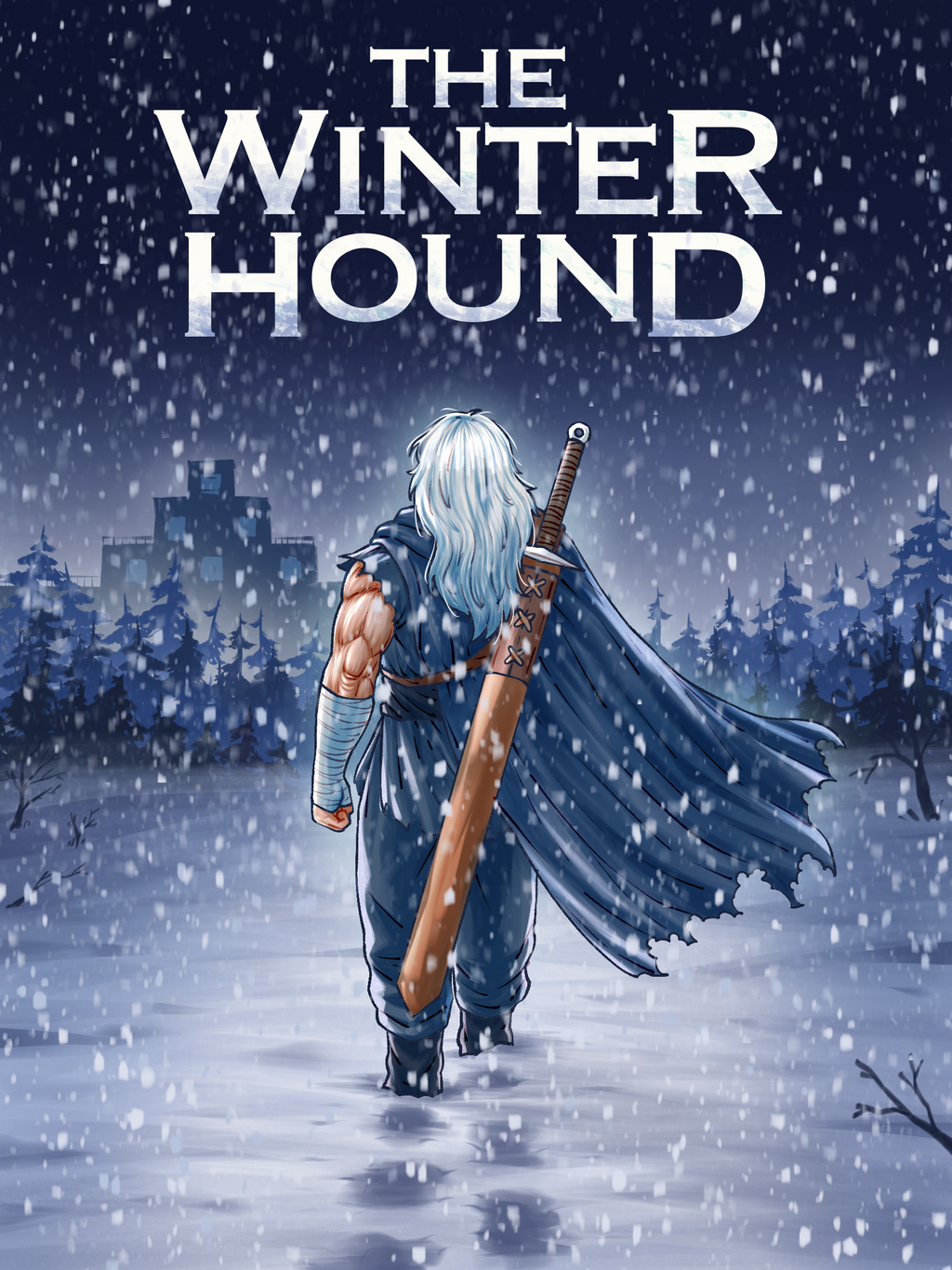 The Winter Hound - Digital Print