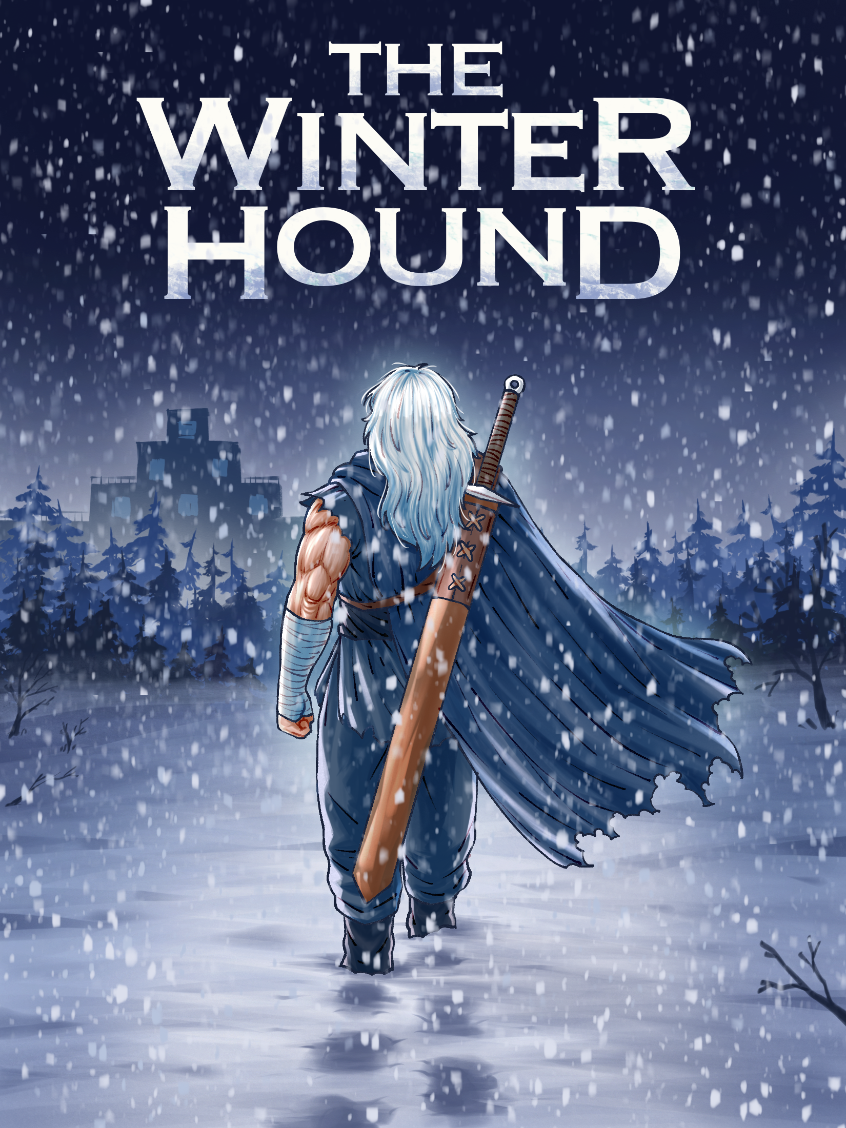 The Winter Hound - Digital Print